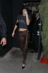 Kendall Jenner Arrives Nice Guy West Hollywood