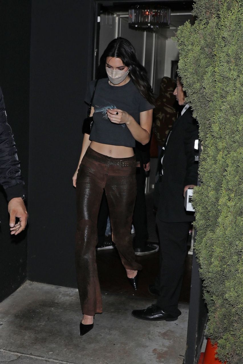 Kendall Jenner Arrives Nice Guy West Hollywood