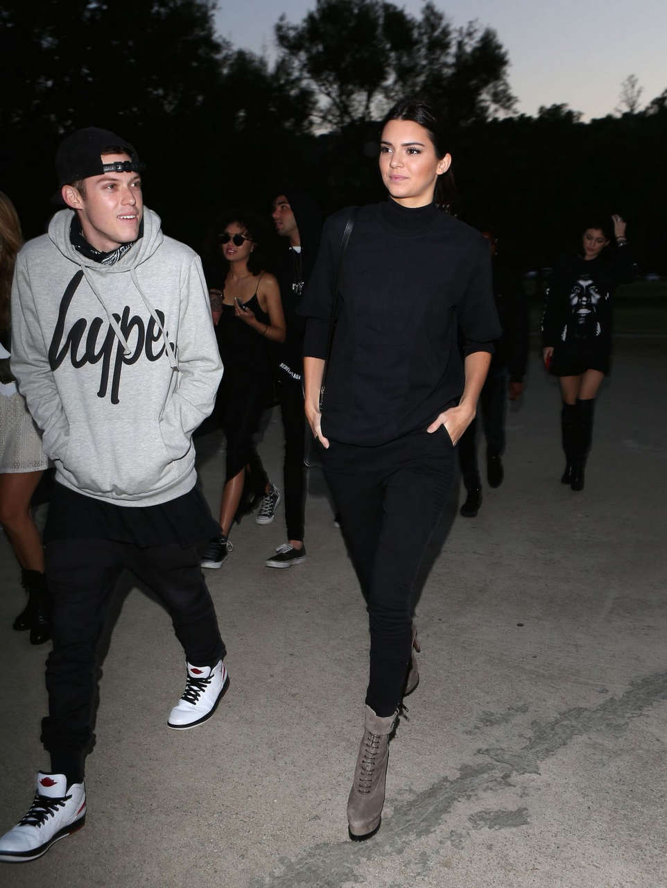 Kendall Jenner Arrives Rihanas Concert Rose Bowl Pasadena