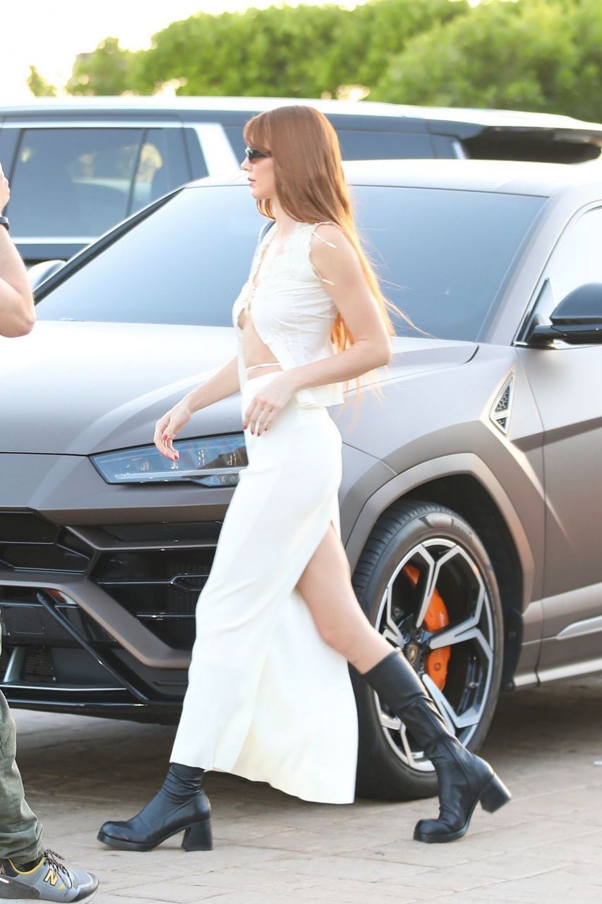 Kendall Jenner Arrives Vogue Party Nobu Malibu