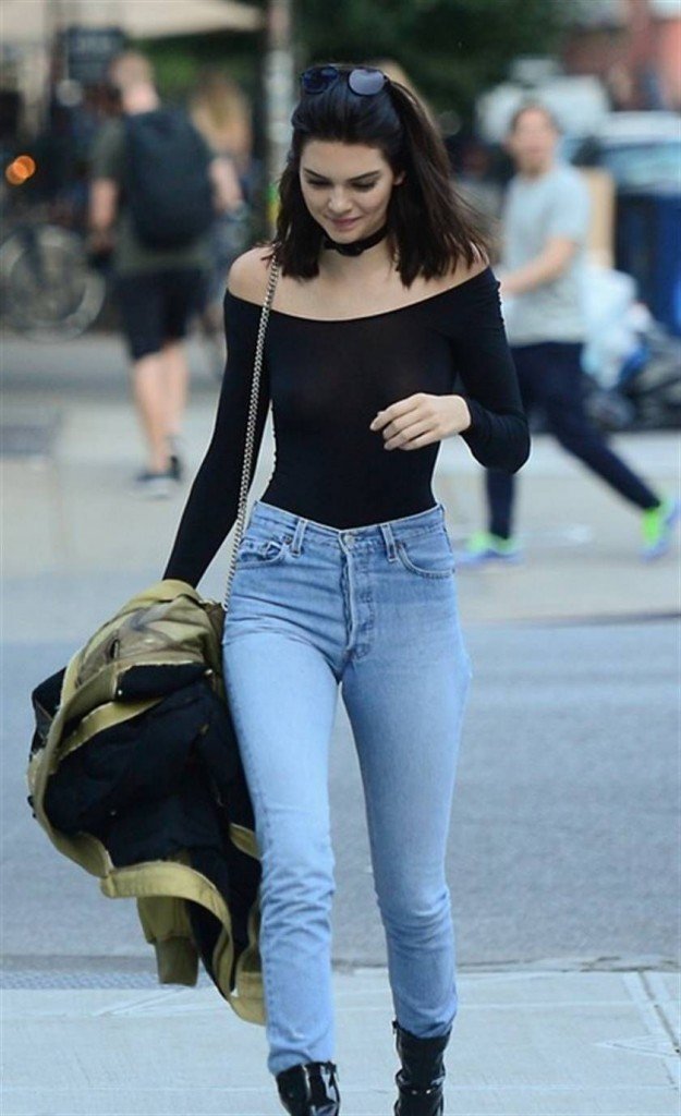 Kendall Jenner Braless