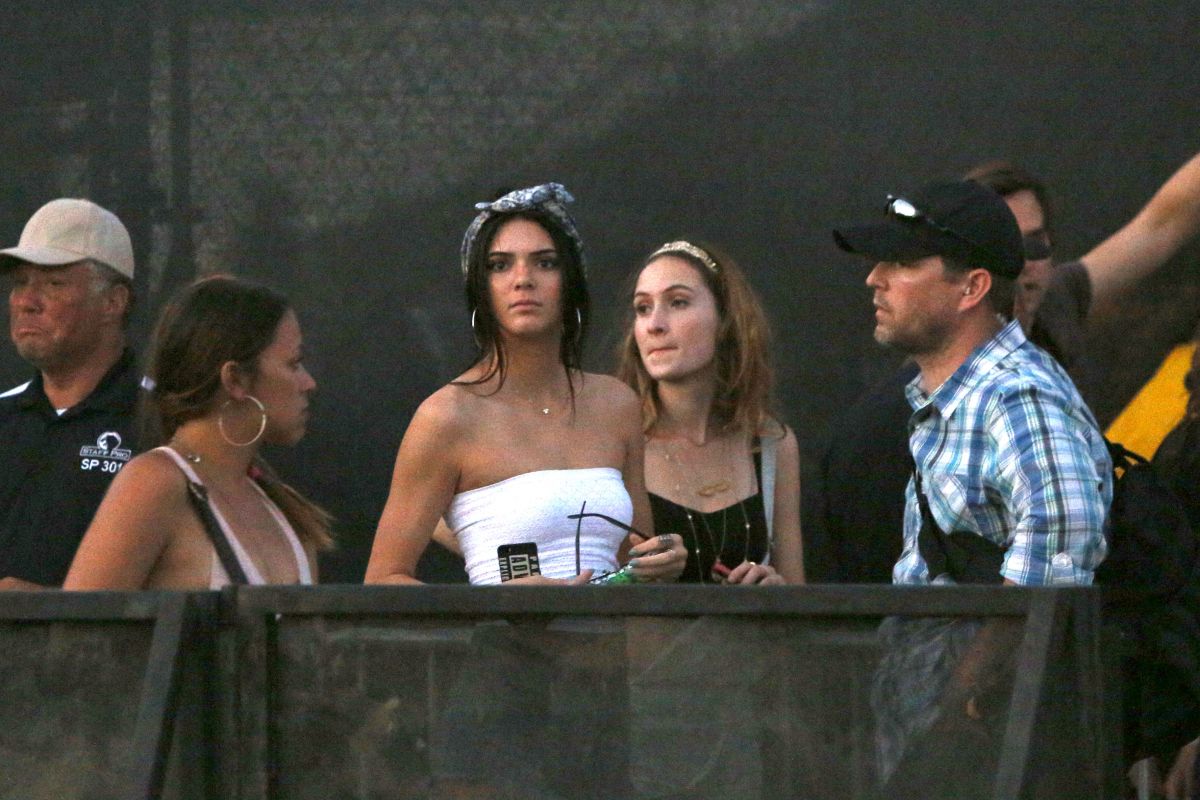 Kendall Jenner Daisy Dukes Coachella Festival Indio