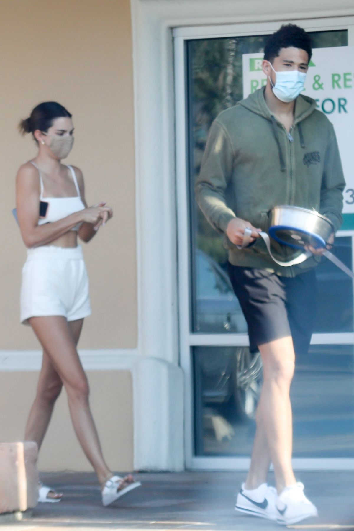 Kendall Jenner Devin Booker Pet Shop Malibu