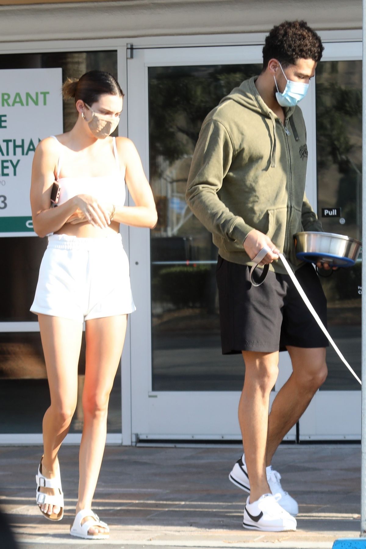 Kendall Jenner Devin Booker Pet Shop Malibu