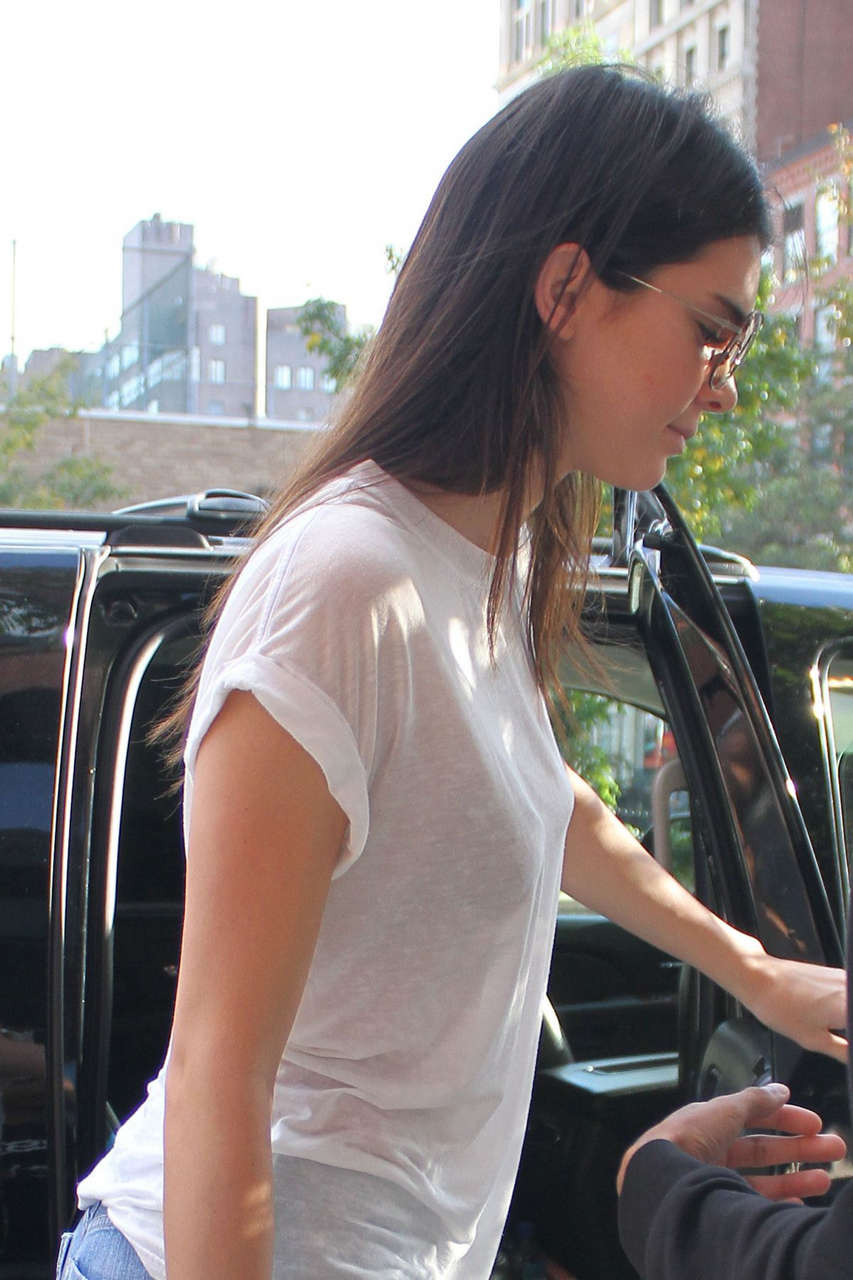 Kendall Jenner Jeans Out New York