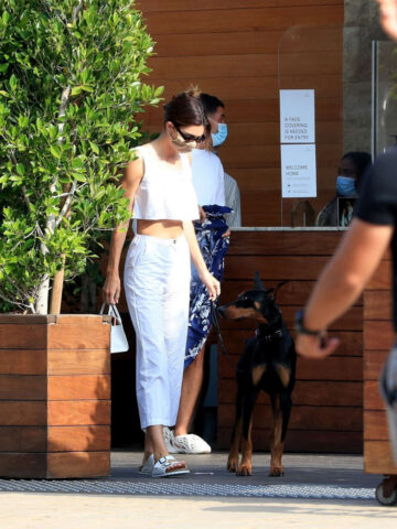 Kendall Jenner Leaves Soho House Malibu