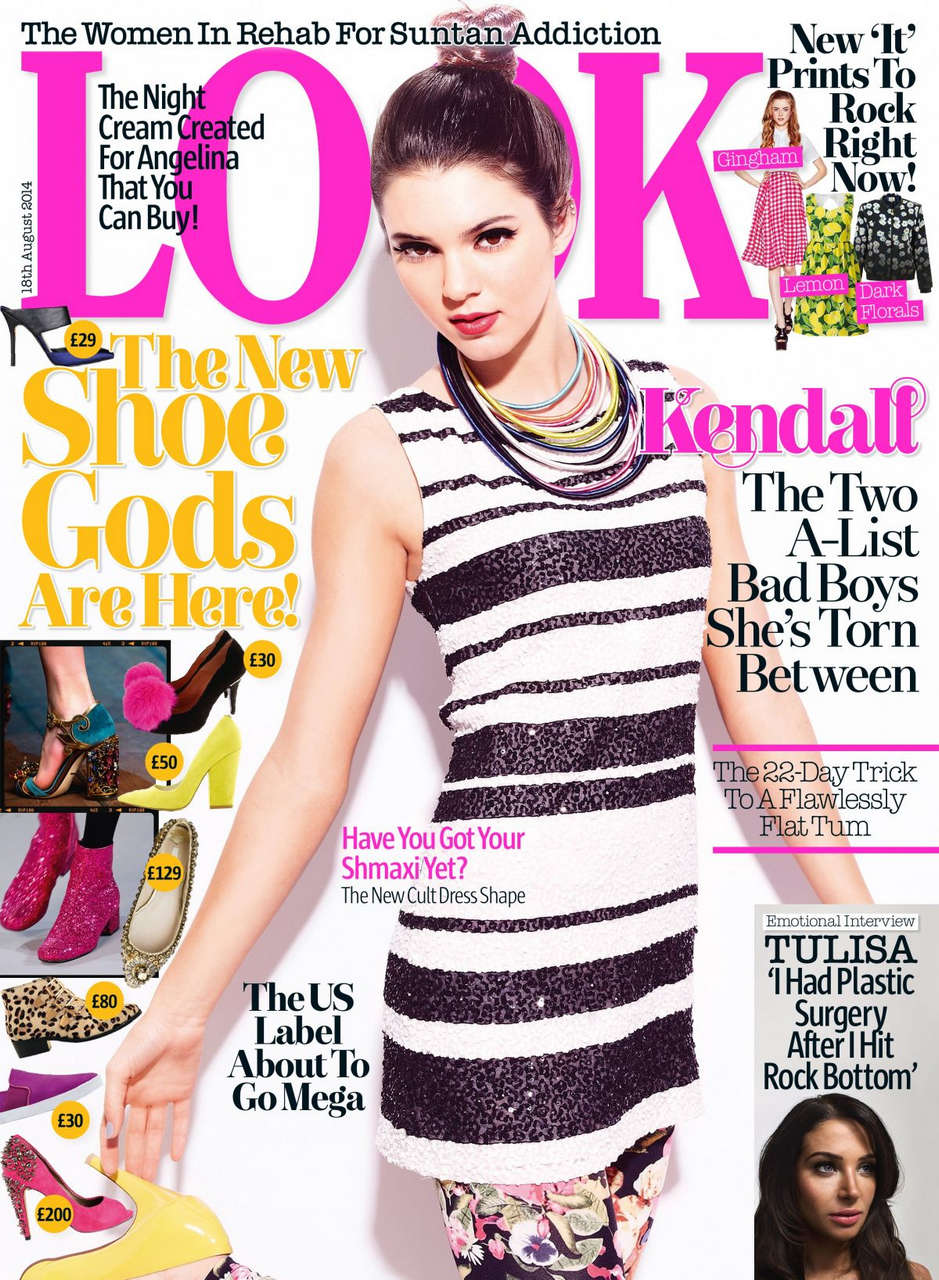 Kendall Jenner Look Magazine August 2014 Issue