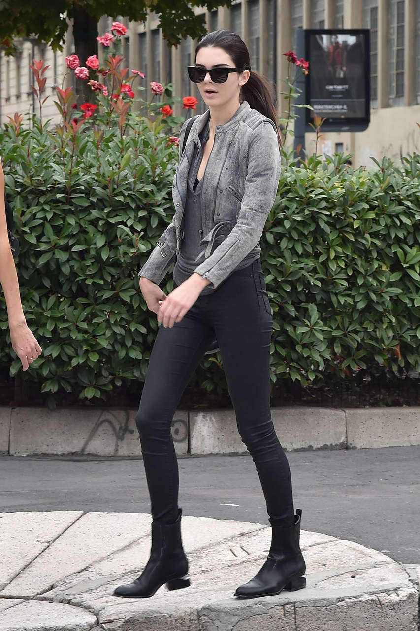 Kendall Jenner Out About Milan