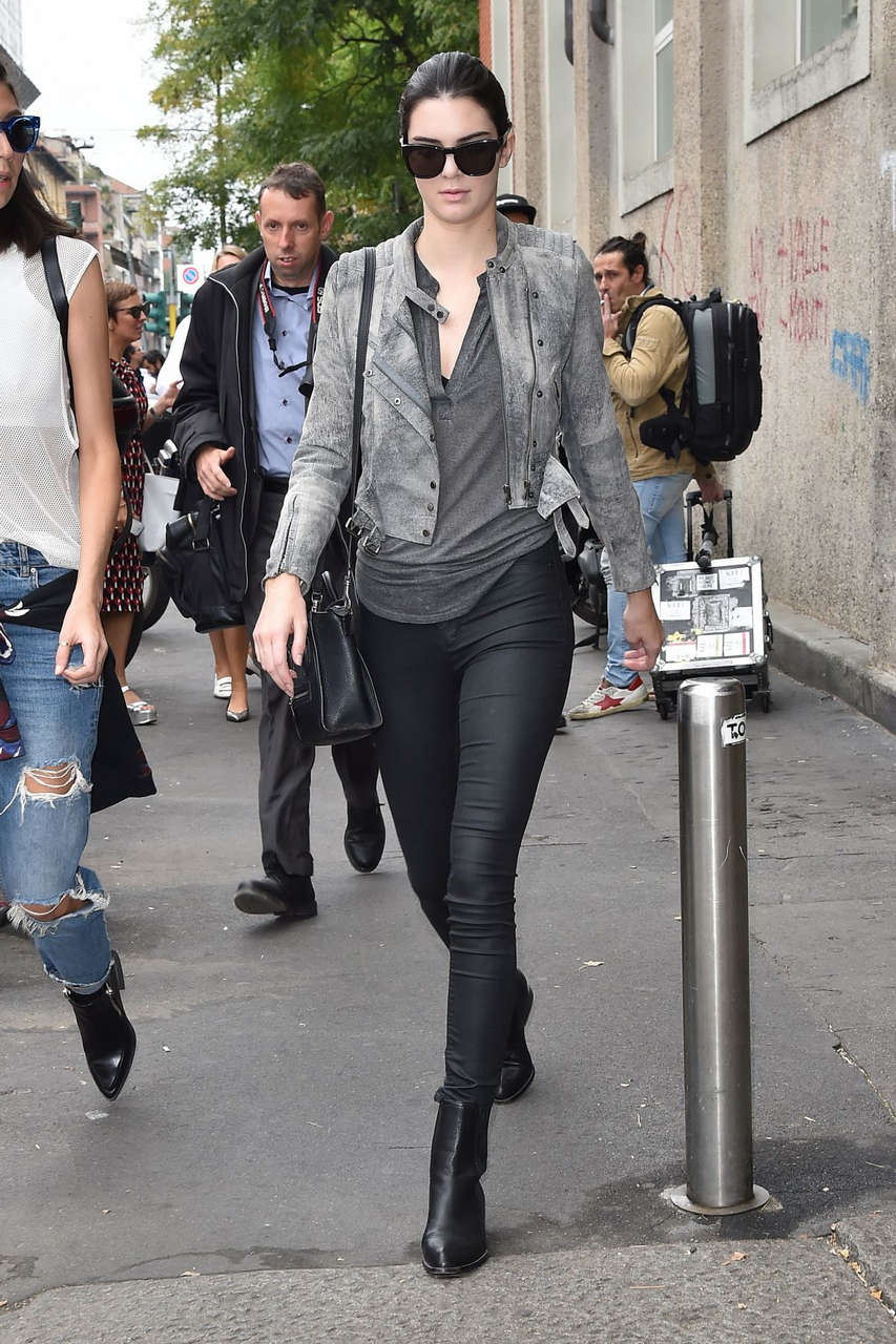 Kendall Jenner Out About Milan