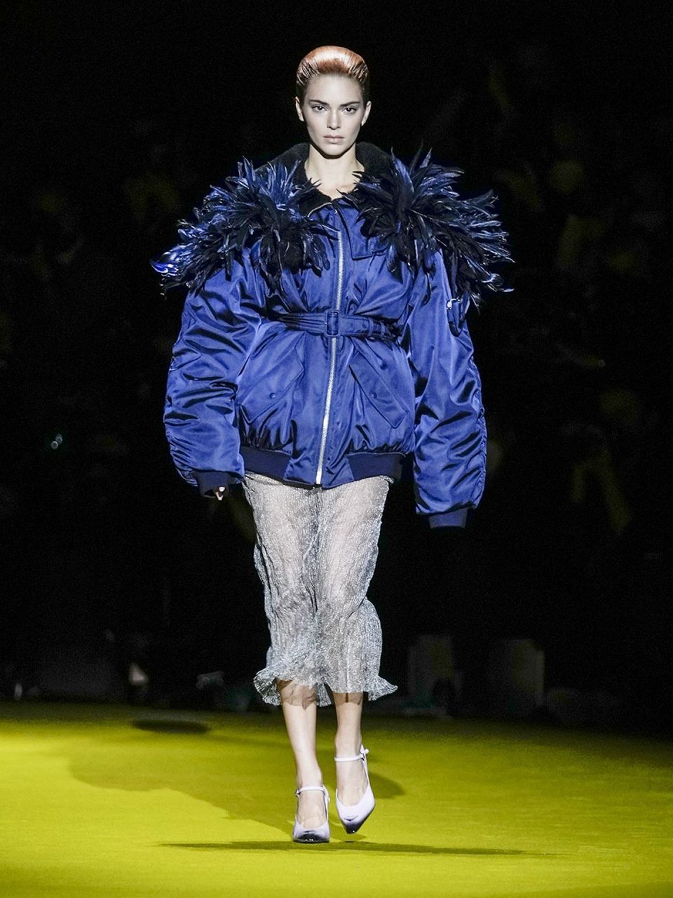 Kendall Jenner Prada Fall Winter 2022 2023 Fashion Collection Unveiling Milan Fashion Week