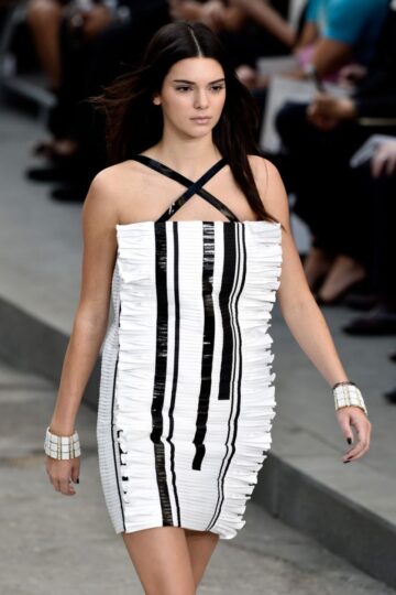 Kendall Jenner Runway Chanel Fashion Show Paris