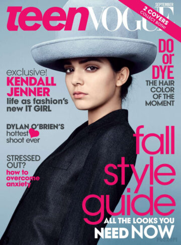 Kendall Jenner Teen Vogue Magazine September 2014 Issue