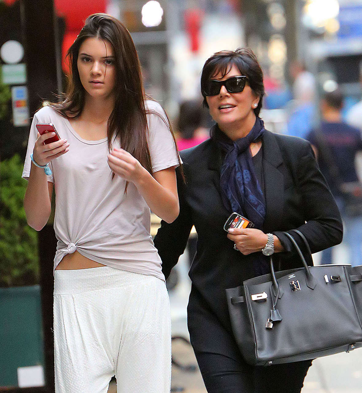 Kendall Kris Jenner Out About New York
