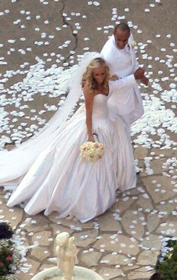 Kendra Wilkinson With Hank Baskett Wedding At The