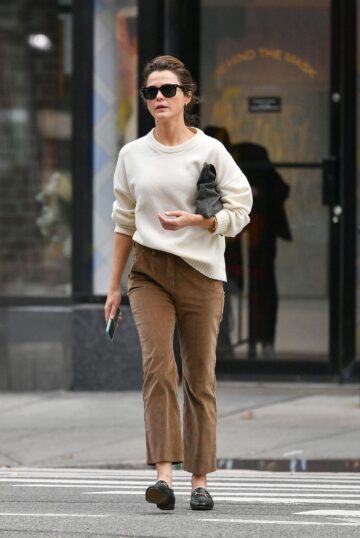 Keri Russell Out About New York