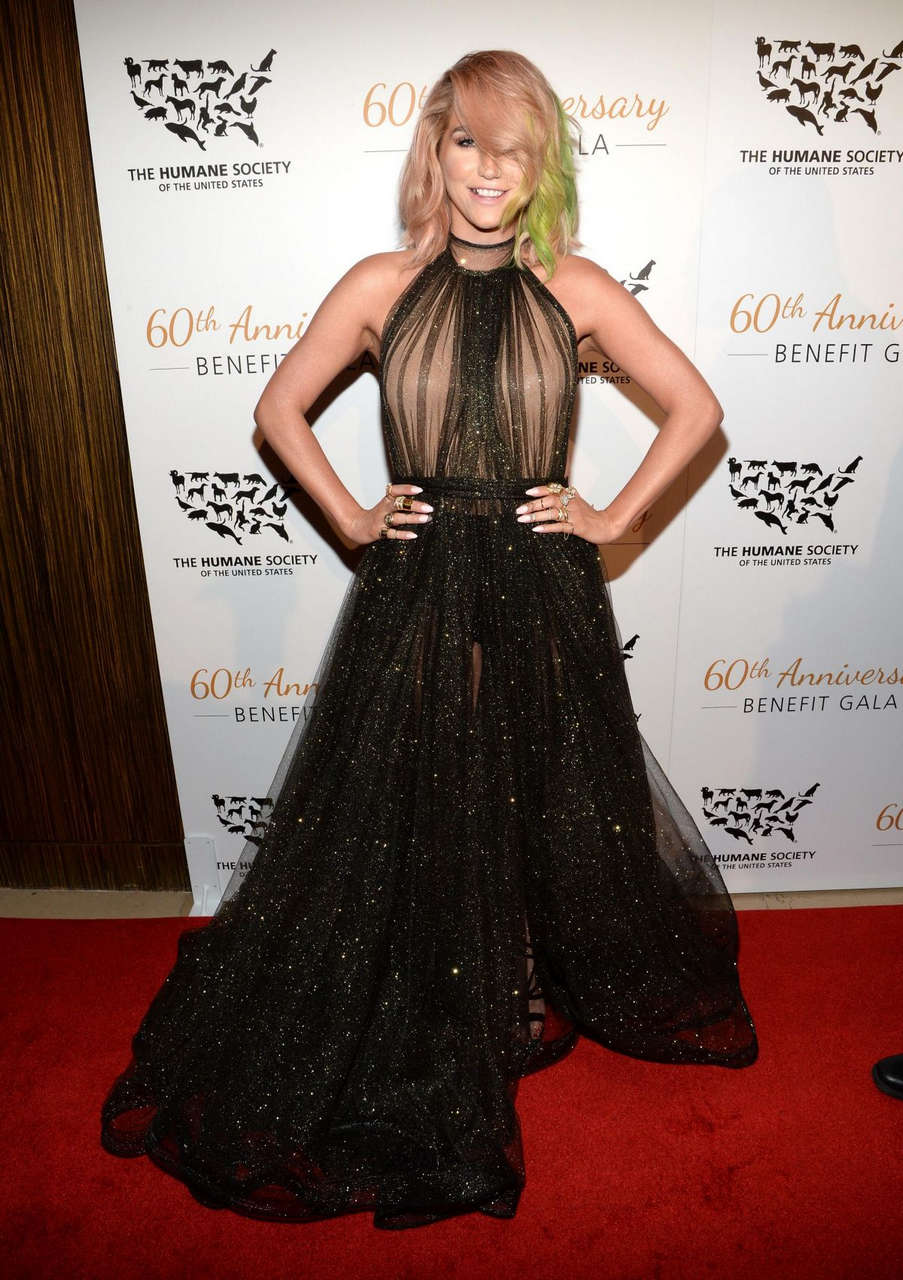 Kesha Humane Society Us 60th Anniversary Gala Beverly Hills