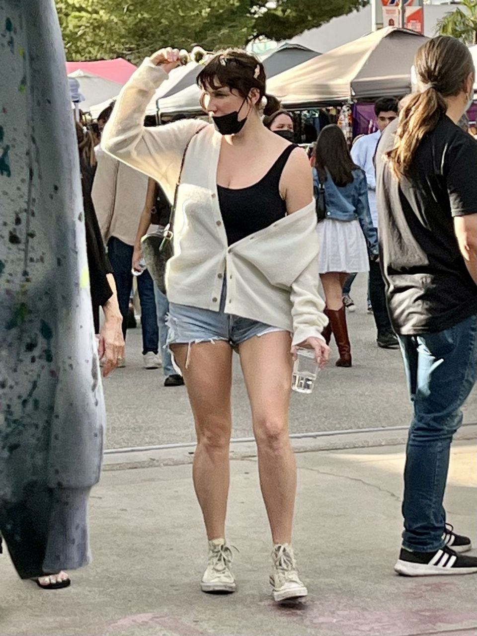 Kesha Out Shopping Flea Market Los Angeles