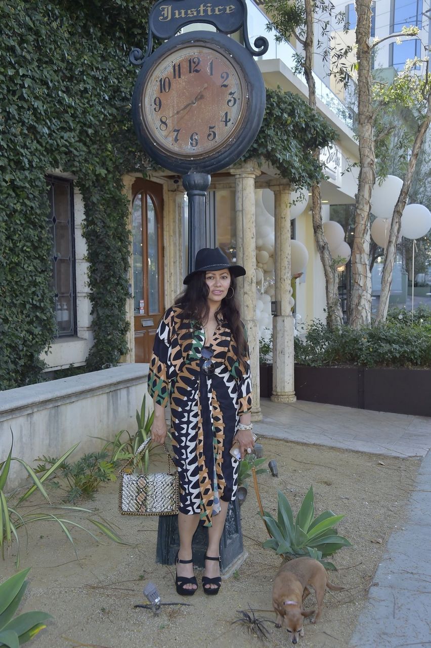 Keyla Wood Arrives Pre Oscar Event Ag Fashion Club Attic Koncept West Hollywood