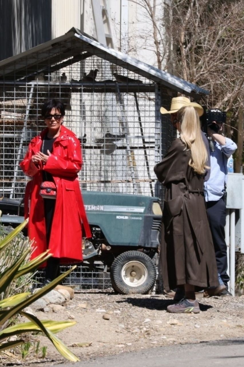 Khloe Kardashian And Kris Jenner Film An Animal Sanctuary Ventura County