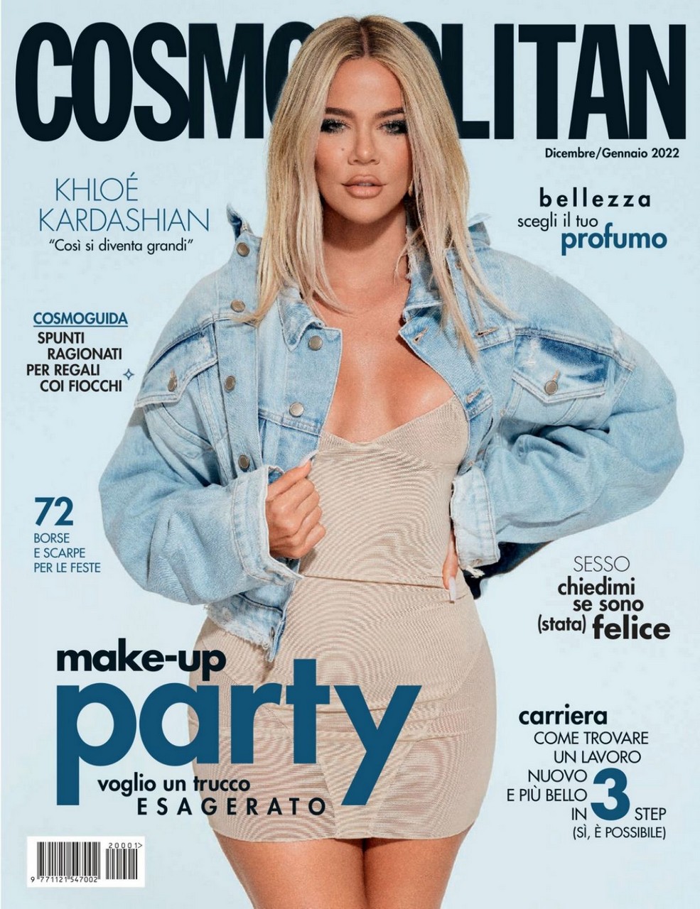 Khloe Kardashian Cosmopolitan Magazine Italy December