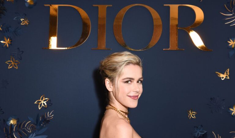Kiernan Shipka Dior Beauty Celebrates J Adore With Holiday Dinner West Hollywood (4 photos)