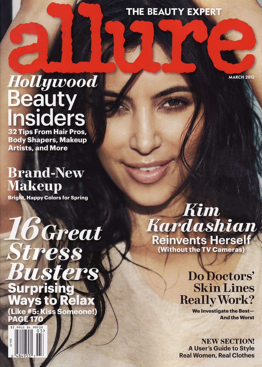 Kim Kardashian Allure Magazine March 2012 Issue