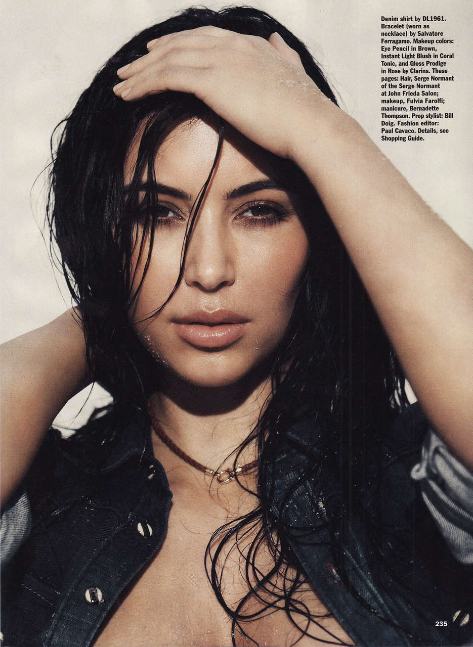 Kim Kardashian Allure Magazine March 2012 Issue