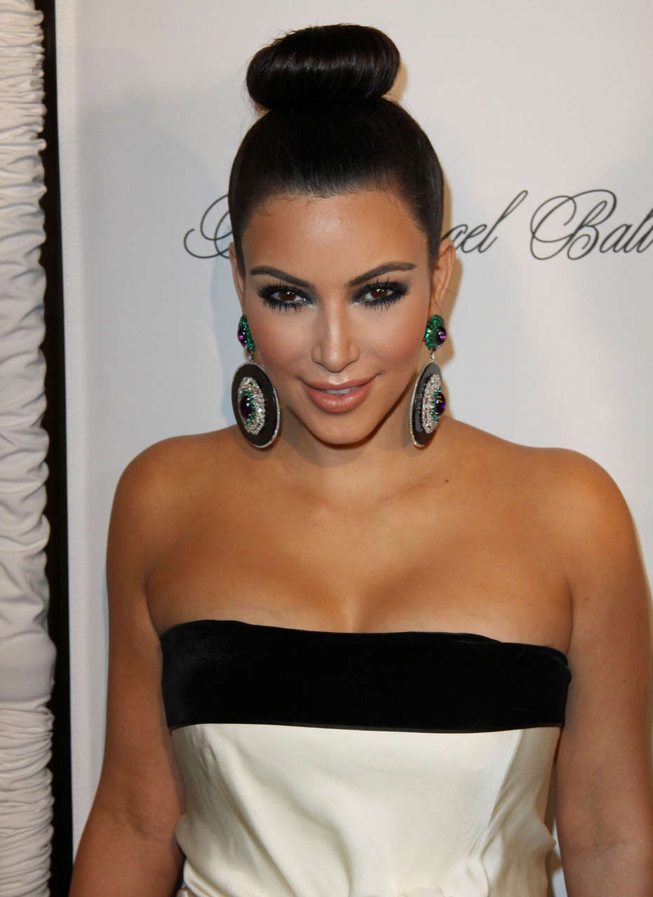 Kim Kardashian Angel Ball