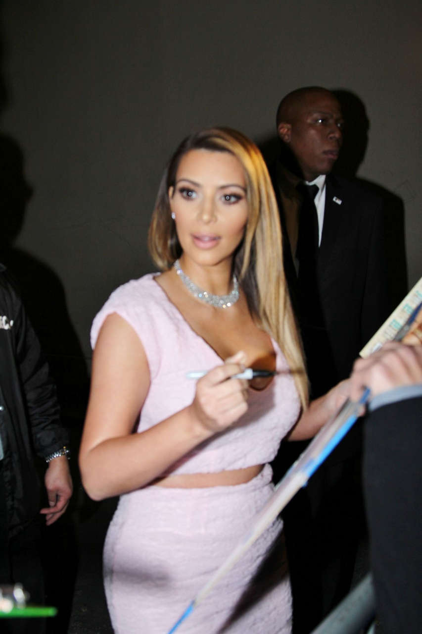 Kim Kardashian Arrives Jimmy Kimmel Live Show