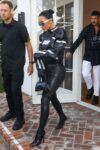 Kim Kardashian Arrives Revolve Social House Grand Ppening Los Angeles