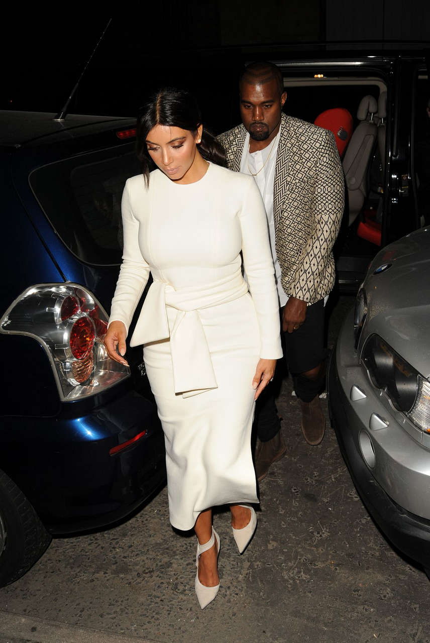 Kim Kardashian Arrivies Victoria Miro Art Gallery East London