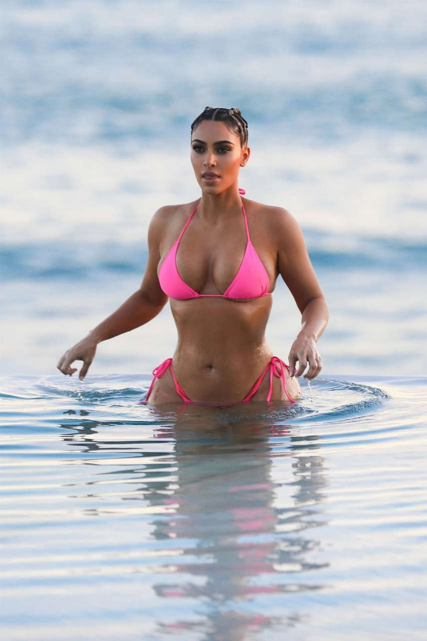 Kim Kardashian Bikini Kkw Beauty Photoshoot Cabo San Lucas