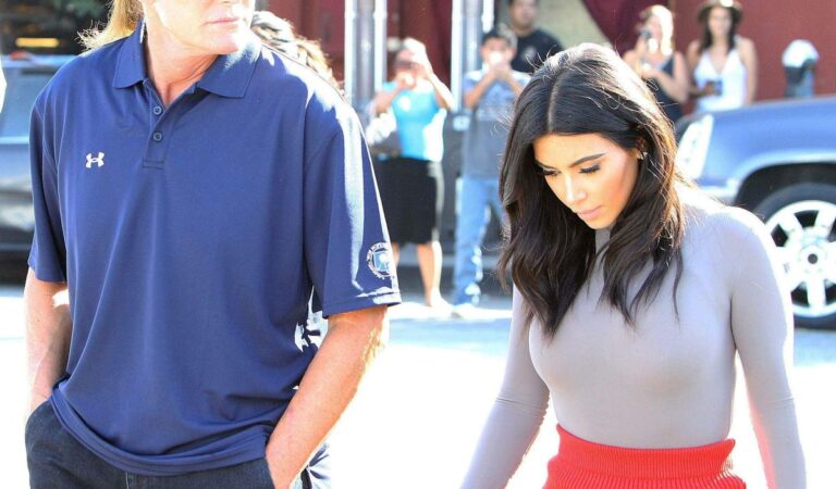 Kim Kardashian Bruce Jenner Set Little Next Door West Hollywood (39 photos)