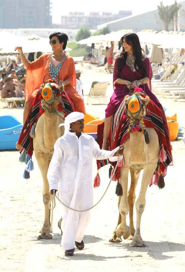 Kim Kardashian Camel Ride