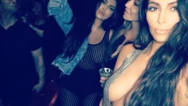 Kim Kardashian Cleavage