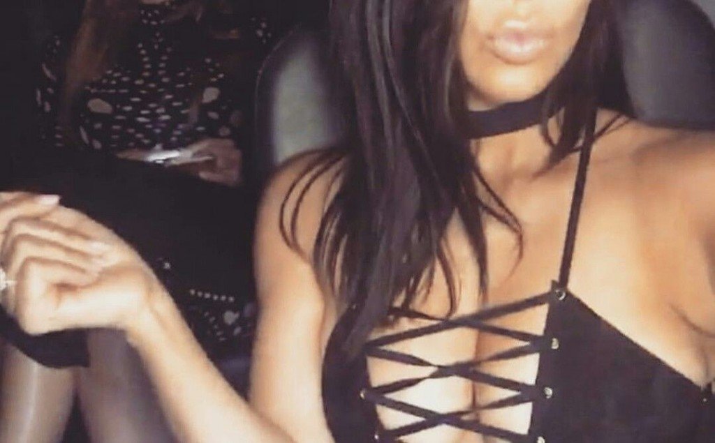 Kim Kardashian Cleavage