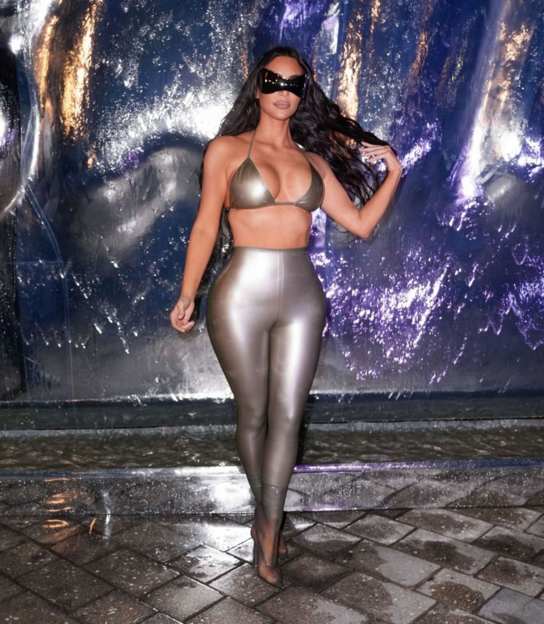 Kim Kardashian Her Skims Pop Up Shop Miami
