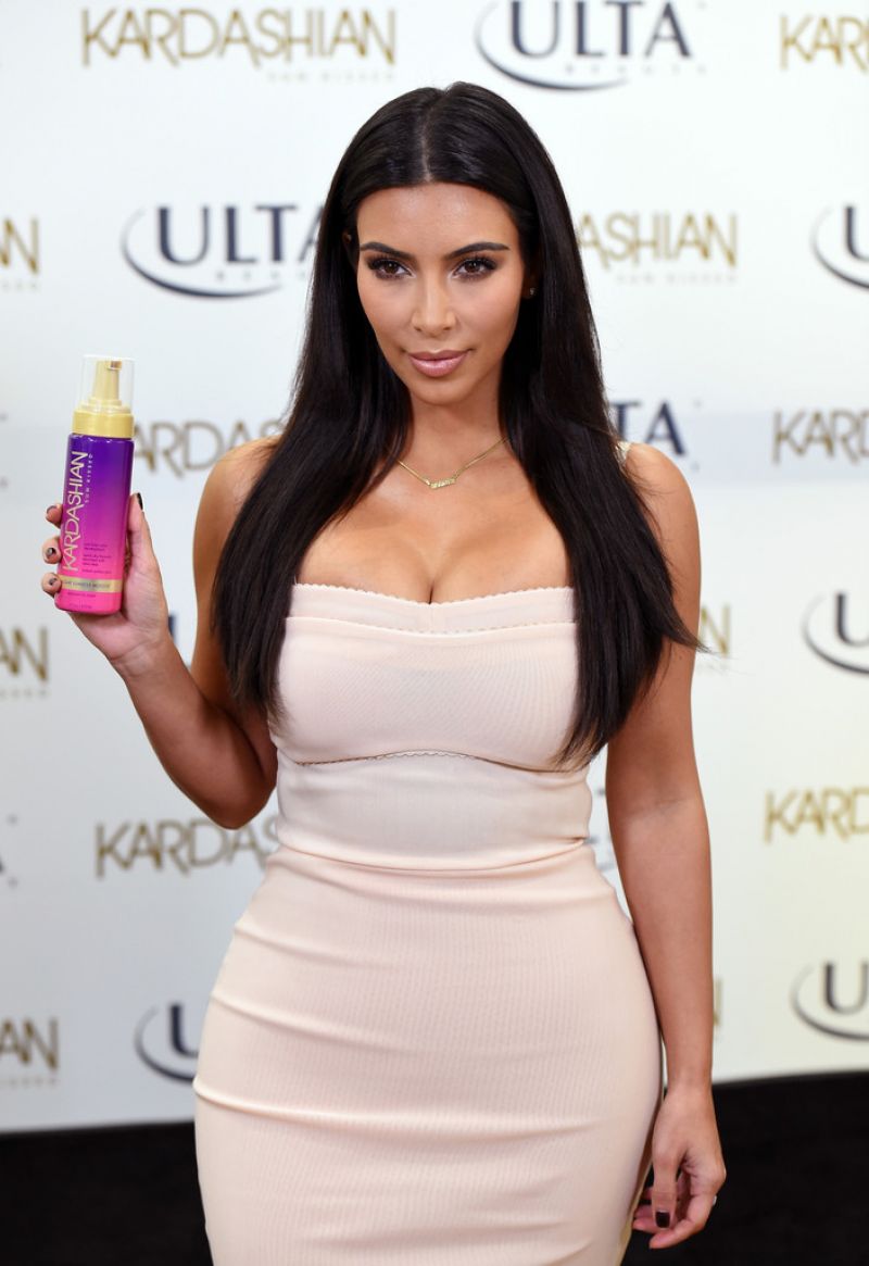 Kim Kardashian Kardashian Sun Kissed Promo Event