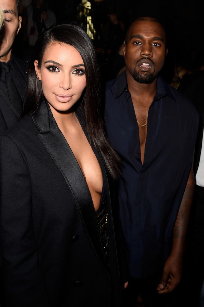 Kim Kardashian Lanvin Fashion Show Paris