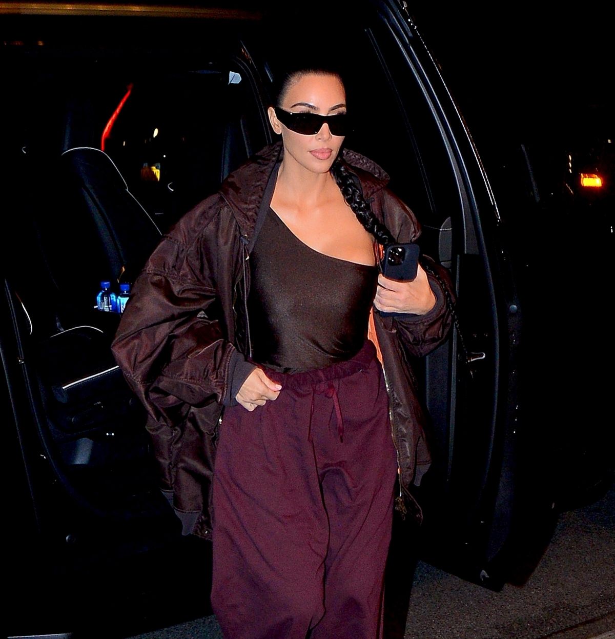 Kim Kardashian Leaves Photoshoot Chelsea Piers Sports Complex New York