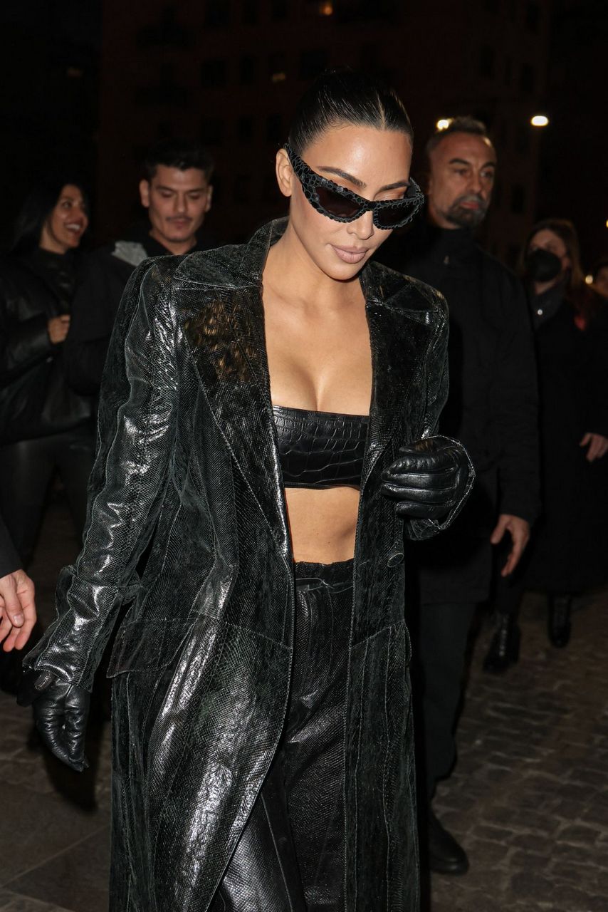 Kim Kardashian Night Out Milan Fashion Week