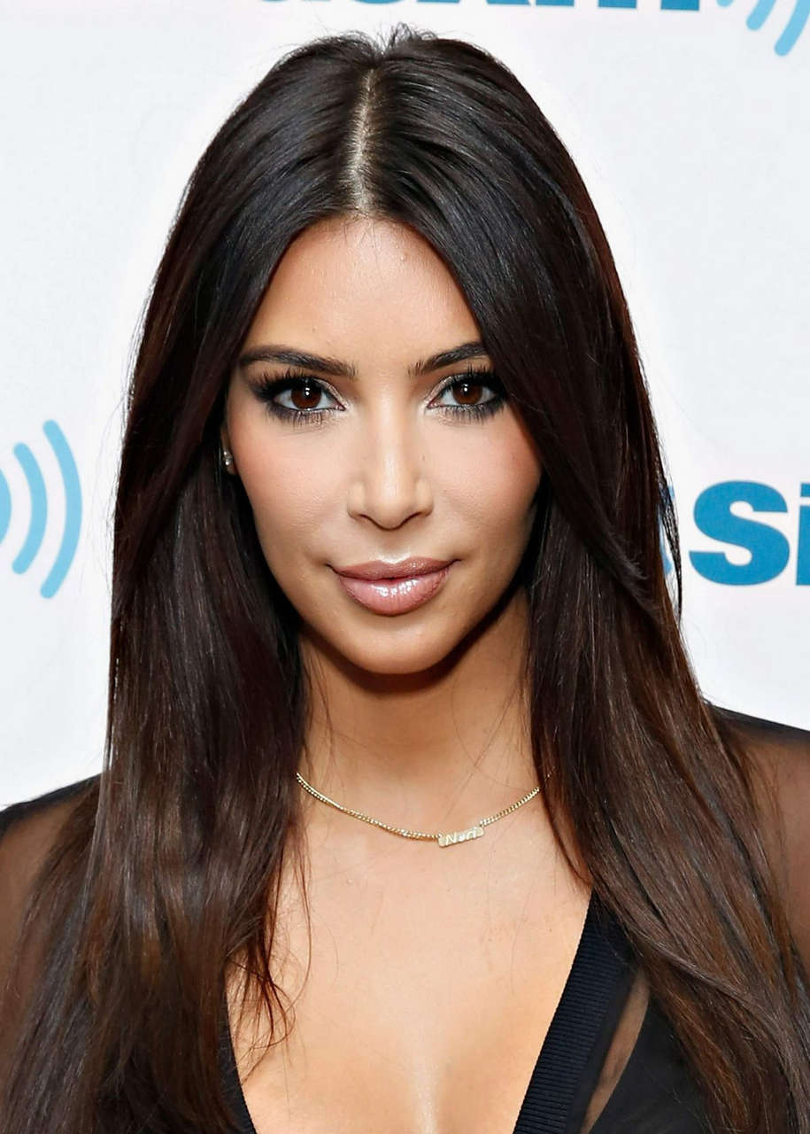 Kim Kardashian Siriusxm Studios New York