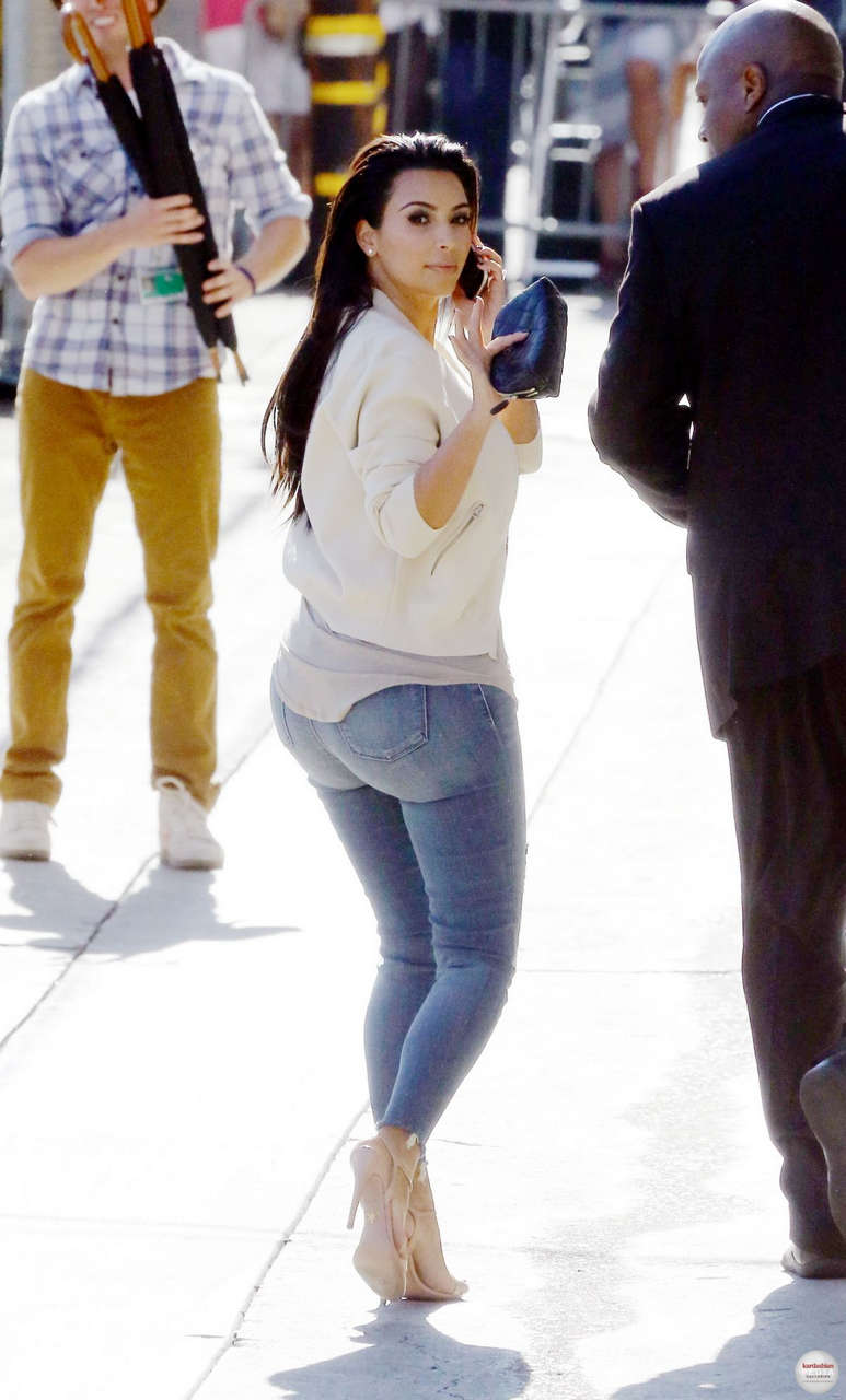 Kim Kardashian Tight Jeans