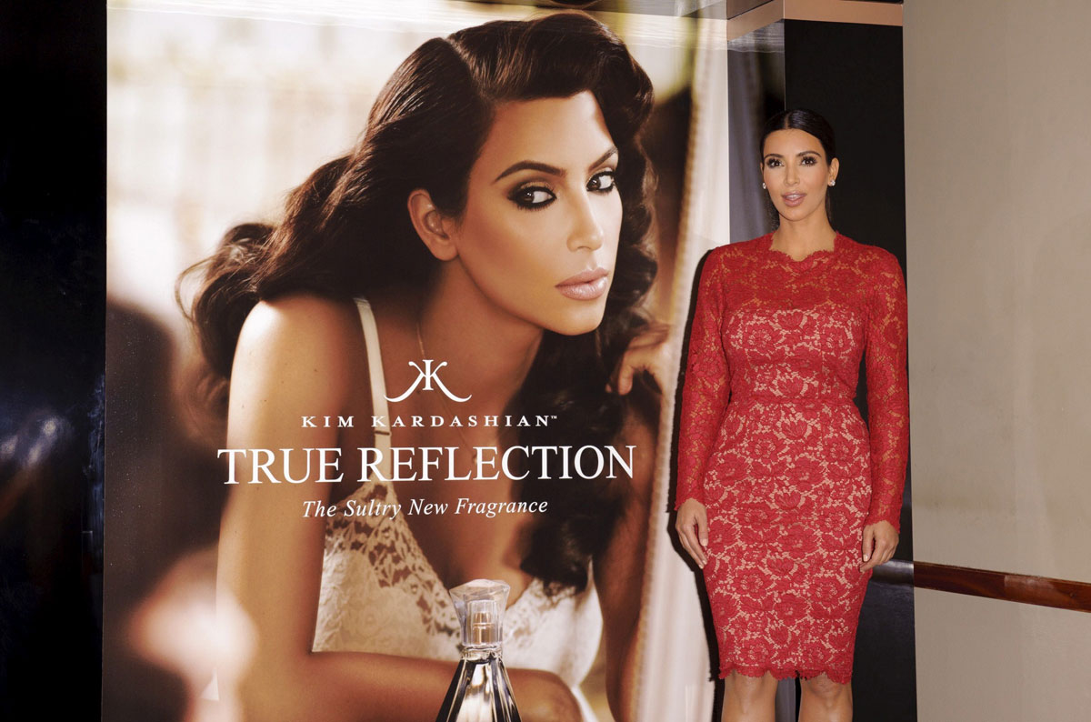 Kim Kardashian True Reflection Fragrance Launch London