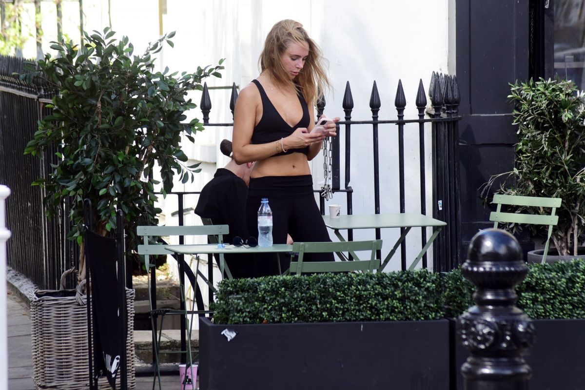 Kimberley Garner Playing Tennis King Road London