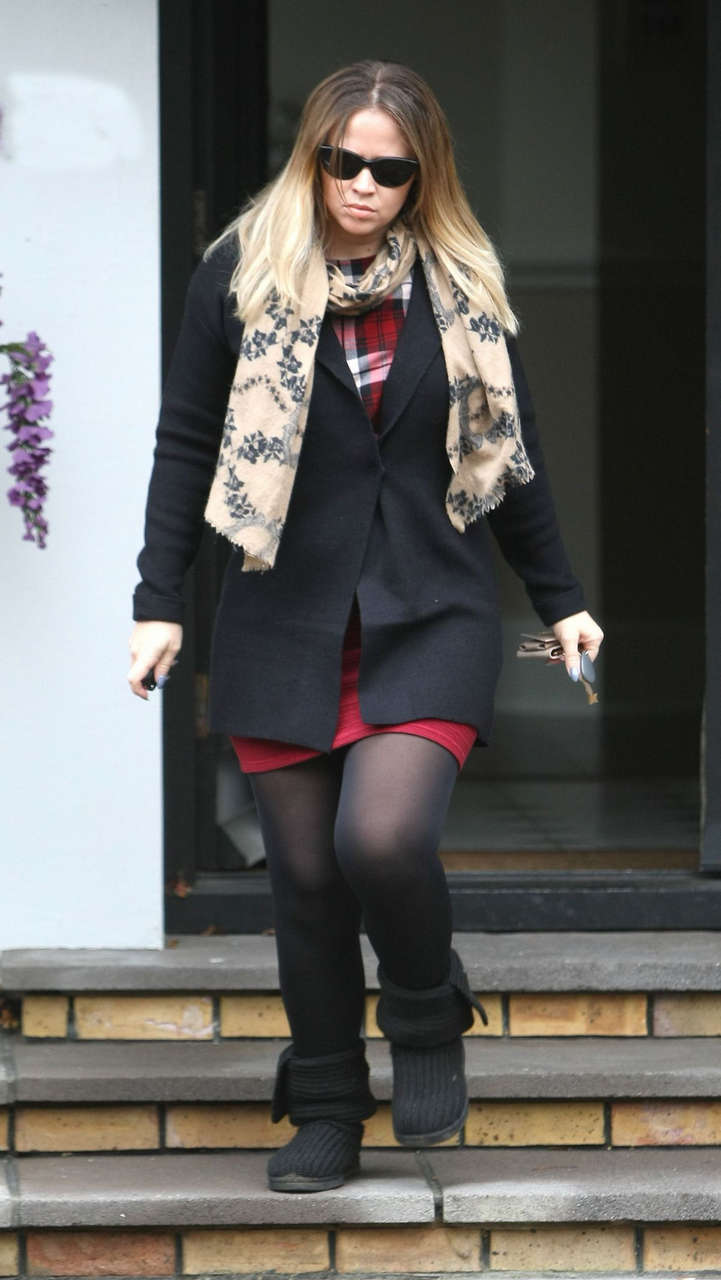Kimberley Walsh Out About London