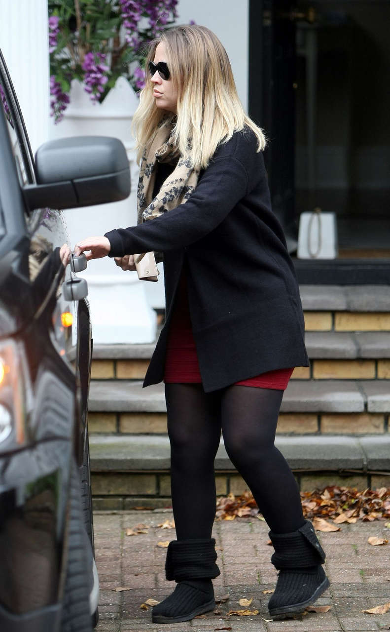 Kimberley Walsh Out About London