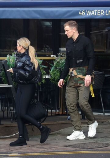 Kimberly Crew And Joe Hart Out For Lunch Wilmslow