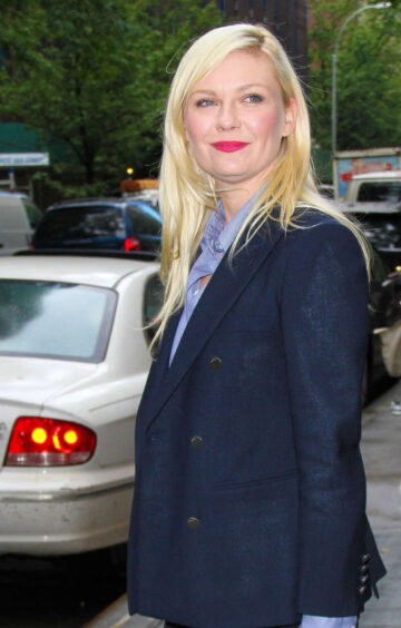 Kirsten Dunst Leaves View Studios New York