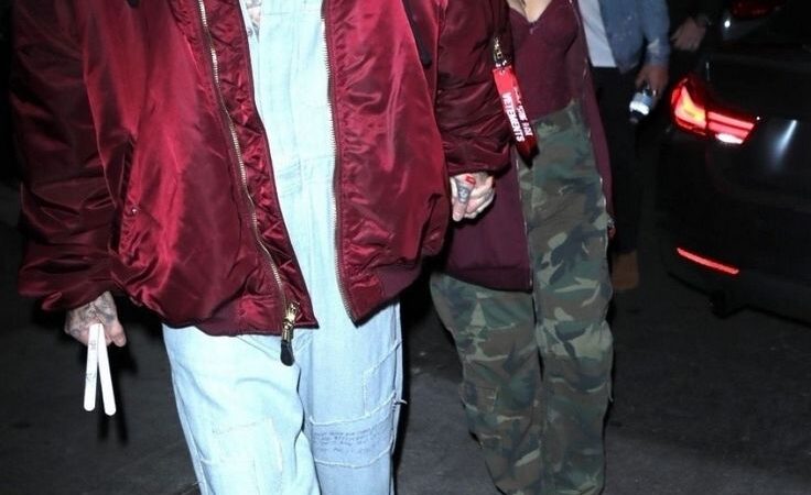 Kourtney Kardashian And Travis Barker Arrives Travis S Son Landon S Show Hollywood (7 photos)
